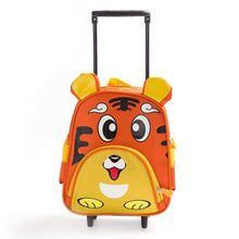 Load image into Gallery viewer, Children&#39;s Trolley Style Animal Print Design Luggage - Ailime Designs