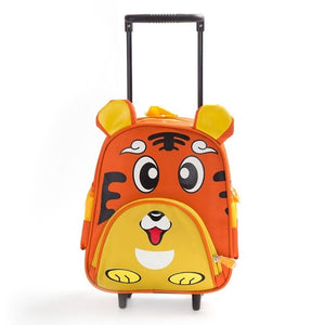 Children's Trolley Style Animal Print Design Luggage - Ailime Designs