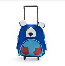 Load image into Gallery viewer, Children&#39;s Trolley Style Animal Print Design Luggage - Ailime Designs