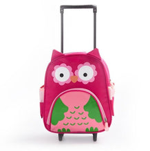 Load image into Gallery viewer, Children&#39;s Trolley Style Animal Print Design Luggage - Ailime Designs