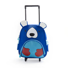 Load image into Gallery viewer, Children&#39;s Trolley Style Animal Print Design Luggage - Ailime Designs