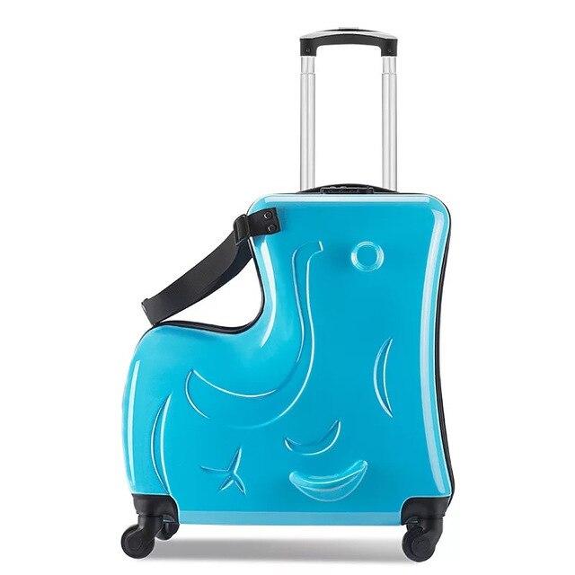 Adorable Children's Riding Trolley Luggage