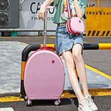 Load image into Gallery viewer, Children&#39;s Pink Arch Design Travel Lluggage -  Ailime Designs