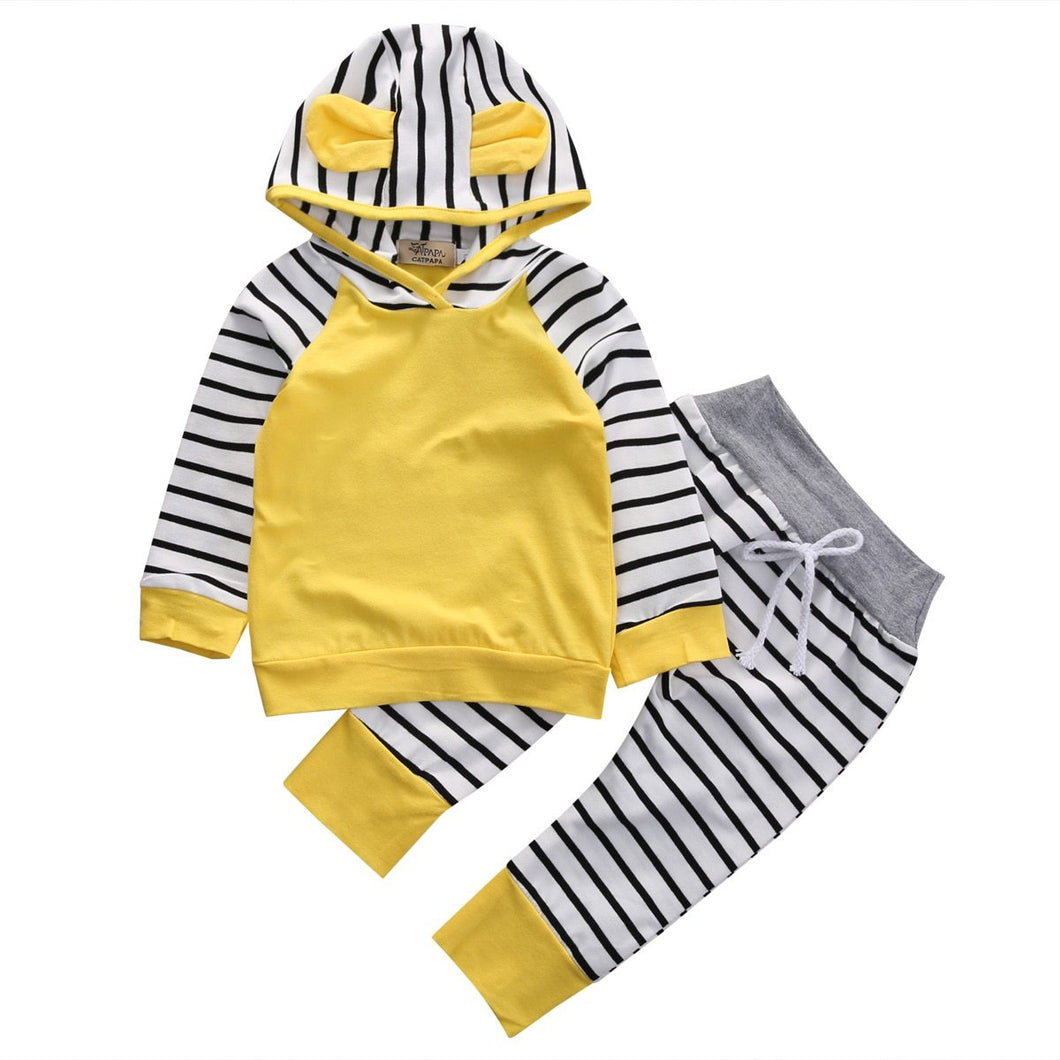 Children's Adorable 2pc Hoodie Pant Set - Ailime Design