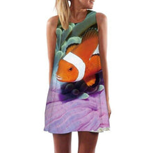 Load image into Gallery viewer, Women’s Screen Print Design Dresses– Street Style Fashions