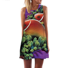 Load image into Gallery viewer, Women’s Screen Print Design Dresses– Street Style Fashions