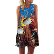 Load image into Gallery viewer, Women’s Screen Print Design Dresses– Street Style Fashions