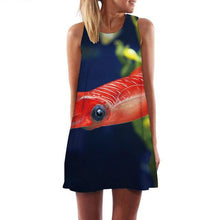 Load image into Gallery viewer, Women’s Screen Print Design Dresses– Street Style Fashions