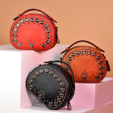 Load image into Gallery viewer, Women&#39;s Small Rivet Design Messenger Shoulder Bags - Ailime Designs