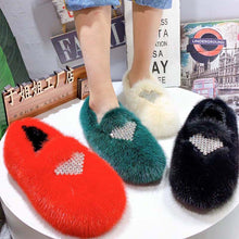 Load image into Gallery viewer, Women&#39;s Warm Stylish  Outside Fur Moccasins - Ailime Designs