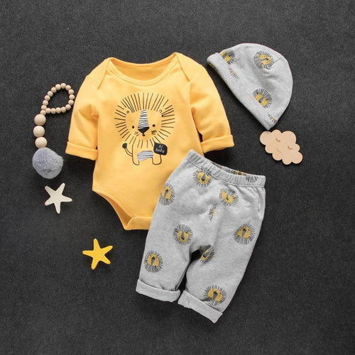 Baby Boys 3pc Pant Set