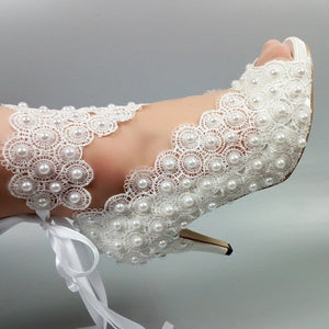 Women’s Beautiful Lace Design Shoes – Fashion