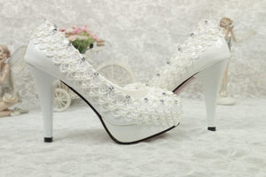 Women’s Beautiful Lace Design Shoes  – Fashion Footwear