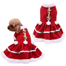 Load image into Gallery viewer, Girl Dog High Style Christmas Dresses – Ailime Designs