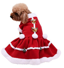 Load image into Gallery viewer, Girl Dog High Style Christmas Dresses – Ailime Designs