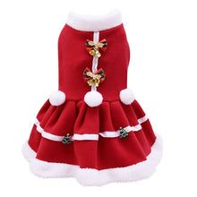 Load image into Gallery viewer, Girl Dog High Style Christmas Dresses – Ailime Designs