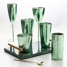 Load image into Gallery viewer, Beautiful Green Nordic Texture Design Glassware - Ailime Designs