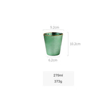 Load image into Gallery viewer, Beautiful Green Nordic Texture Design Glassware - Ailime Designs