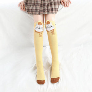 Children’s Character Print Design Knee High Socks - Ailime Designs