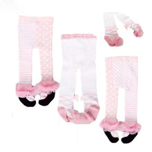 Load image into Gallery viewer, Children’s Multi-Pink Ruffle Tights - Ailime Designs