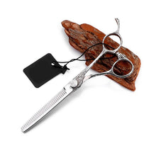 Load image into Gallery viewer, Barber Best Silver Hair Cutting Scissor Sets - Ailime Designs