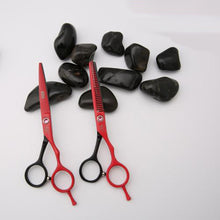 Load image into Gallery viewer, Barber Block Color Design 2pc Hair Cutting Shear Sets - Ailime Designs