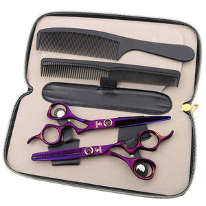 Barber Purple Royalty Hair Cutting Shear Sets - Ailime Designs