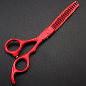 Barber Red Cutting & Thinning Hair Scissors - Ailime Designs