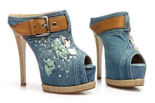 Load image into Gallery viewer, Women&#39;s Denim Shoe Collection - Ailime Designs