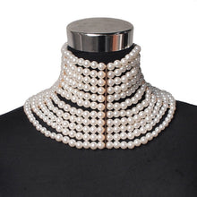 Load image into Gallery viewer, Women&#39;s Faux Pearl Chokers