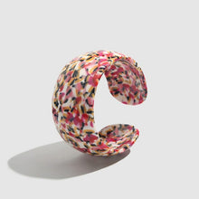 Load image into Gallery viewer, Cuff Speckle Design Resin Bracelets - Ailime Designs