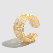 Load image into Gallery viewer, Cuff Speckle Design Resin Bracelets - Ailime Designs