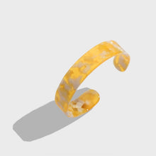 Load image into Gallery viewer, Cuff Speckle Design Resin Bracelets - Ailime Designs