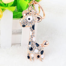 Load image into Gallery viewer, Rhinestone Giraffe Keychain Holders - Purse Accessories