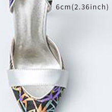 Load image into Gallery viewer, Women&#39; Two-toned Strap Design Pointed Shoes