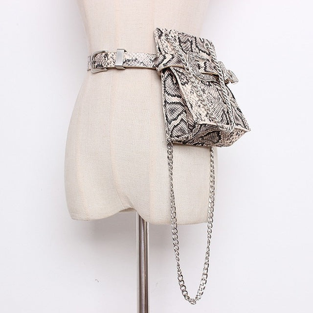 Women's Detachable Pouch Belt Design