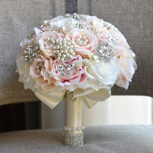 Load image into Gallery viewer, Unique Design Elegant Silk Satin Bouquet Flowers