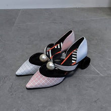 Load image into Gallery viewer, Women&#39;s Barrel Shape Heel Design Shoes