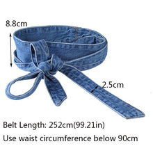 Load image into Gallery viewer, Women’s Chic Style Denim Belt – Streetwear Fashions