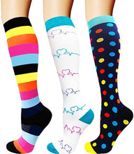 Load image into Gallery viewer, Women&#39;s Long Compression Socks - Ailime Designs