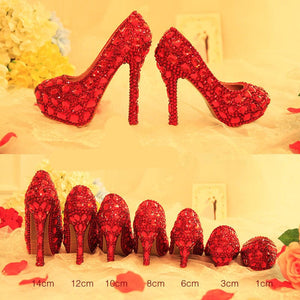 Women’s Beautiful Crystal Design Shoes – Fashion Footwear