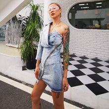 Load image into Gallery viewer, Women’s Chic Style Denim Dresses – Ailime Designs