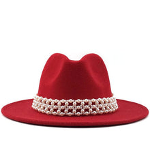 Load image into Gallery viewer, Women’s Fantastic Stylish Fedora Brim Hats - Ailime Designs