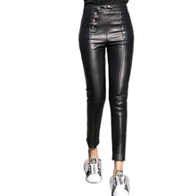 Load image into Gallery viewer, Women’s High Style Genuine Leather Pants – Streetwear Fashions