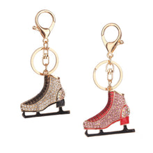 Load image into Gallery viewer, Rhinestone Ice Skates Keychain Holders - Purse Accessories