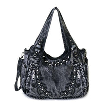 Load image into Gallery viewer, High Street Denim Style Handbags - Ailime Designs