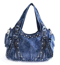 Load image into Gallery viewer, High Street Denim Style Handbags - Ailime Designs