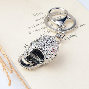 Skeleton Rhinestone Keychain Holders - Purse Accessories