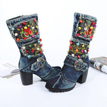 Load image into Gallery viewer, Women&#39;s Denim Shoe Collection - Ailime Designs