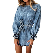 Load image into Gallery viewer, Women’s Chic Style Denim Dresses – Streetwear Fashions